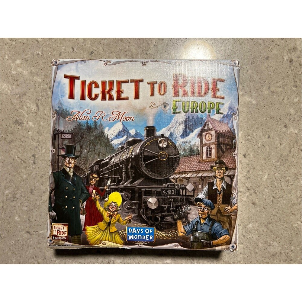 Days of Wonder Ticket To Ride 2004 Alan R Moon German Board Game NEW Damaged Box
